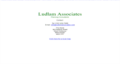 Desktop Screenshot of ludlamassociates.com